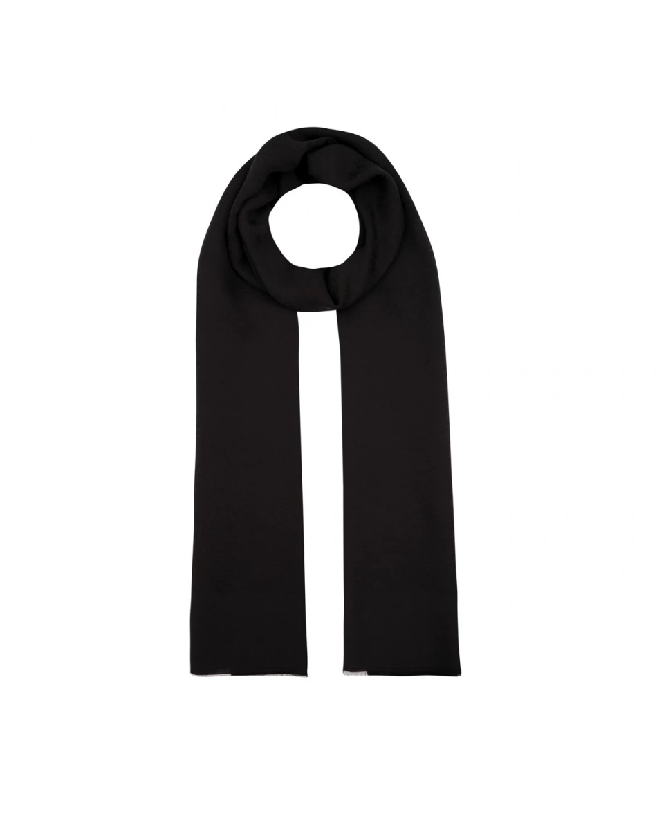 İpekevi 04391 Siyah Dört Mevsim Desenli Monogram Şal