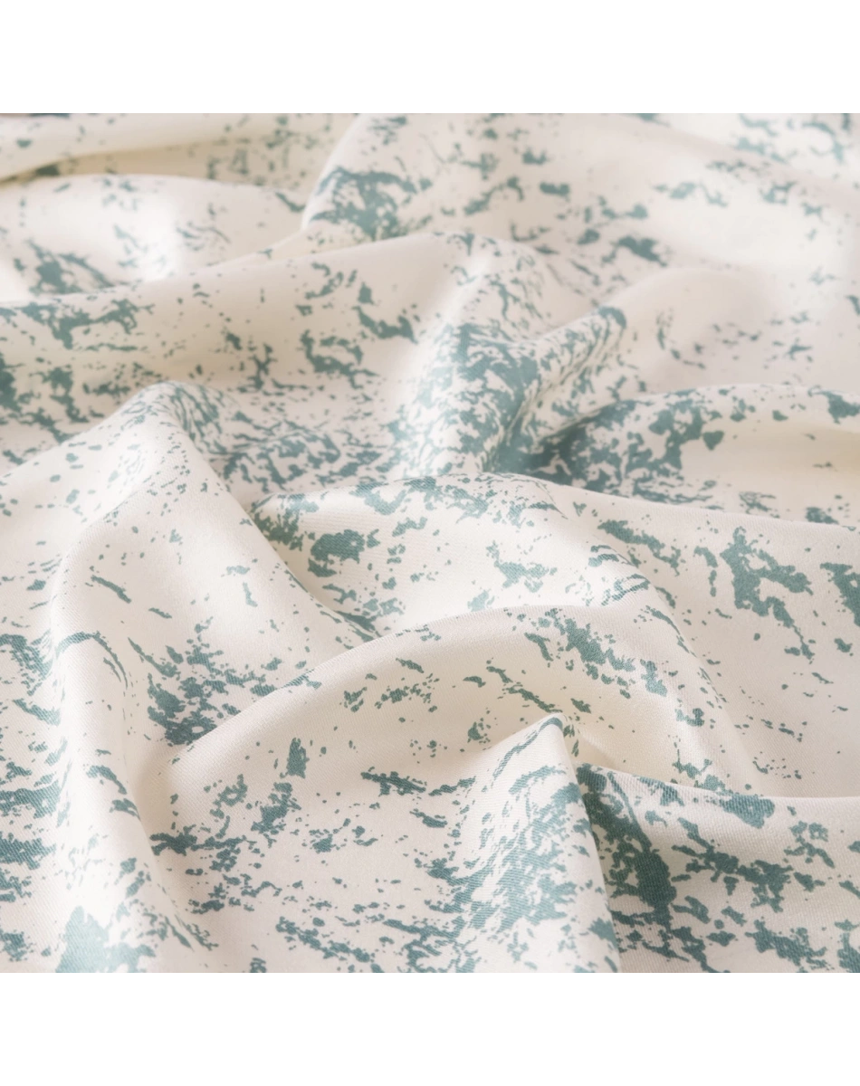 İpekevi 05246 Mentol Mermer Desenli İpek Şal