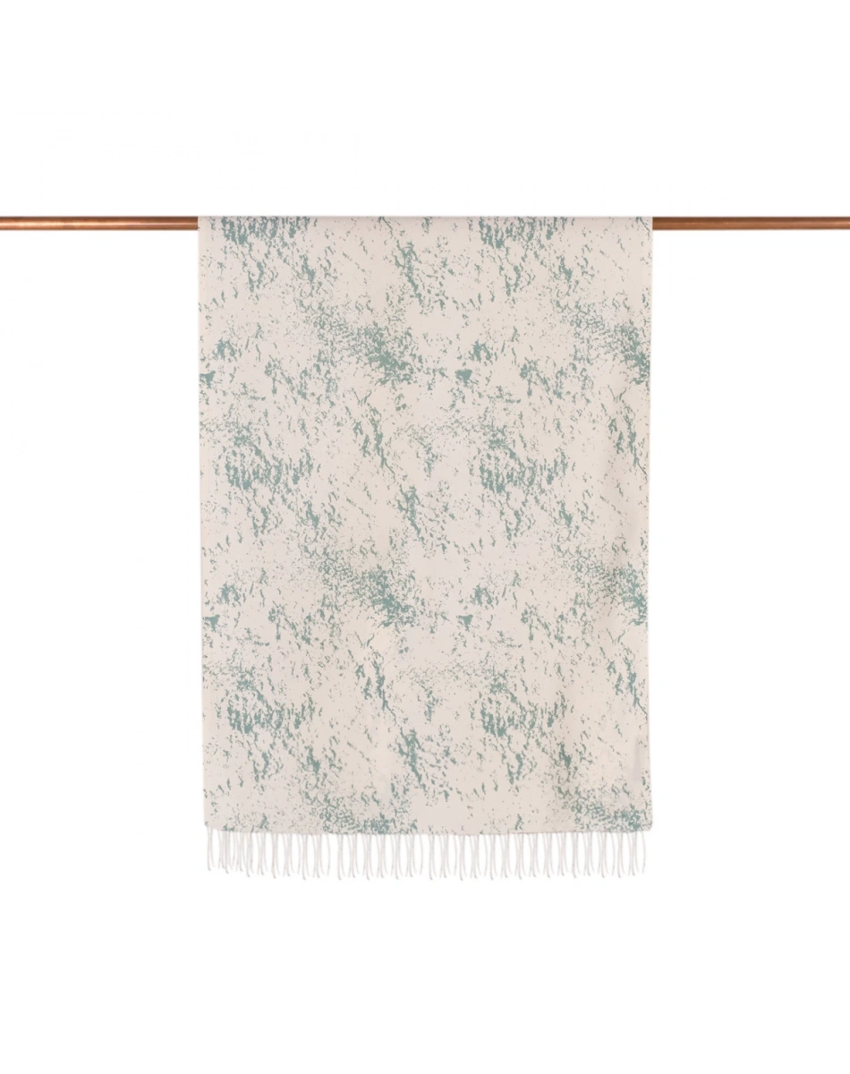 İpekevi 05246 Mentol Mermer Desenli İpek Şal