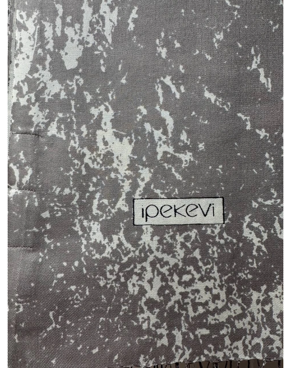 İpekevi 05246 Taş Mermer Desenli İpek Şal