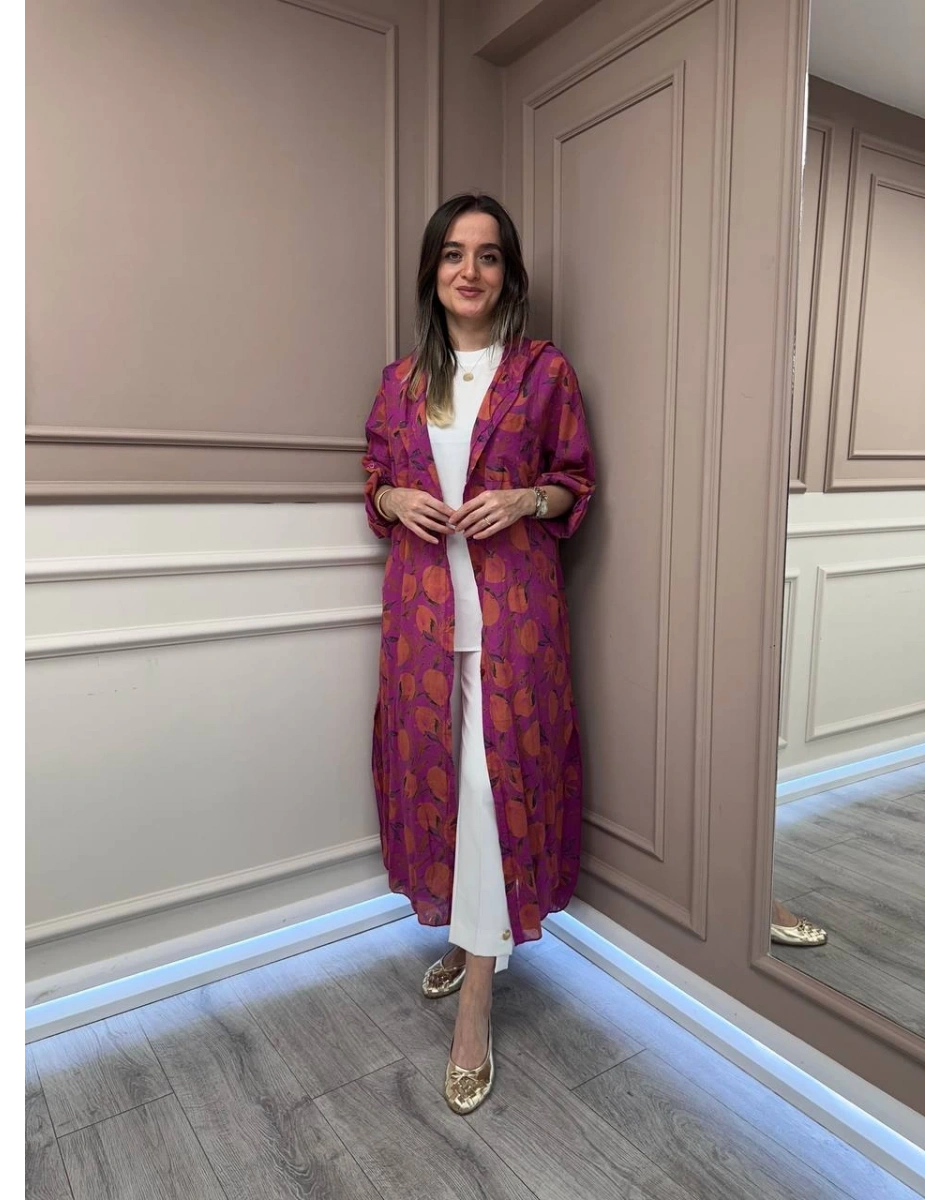 İthal Ürünler 0006 Fuşya Kapüşonlu Kap