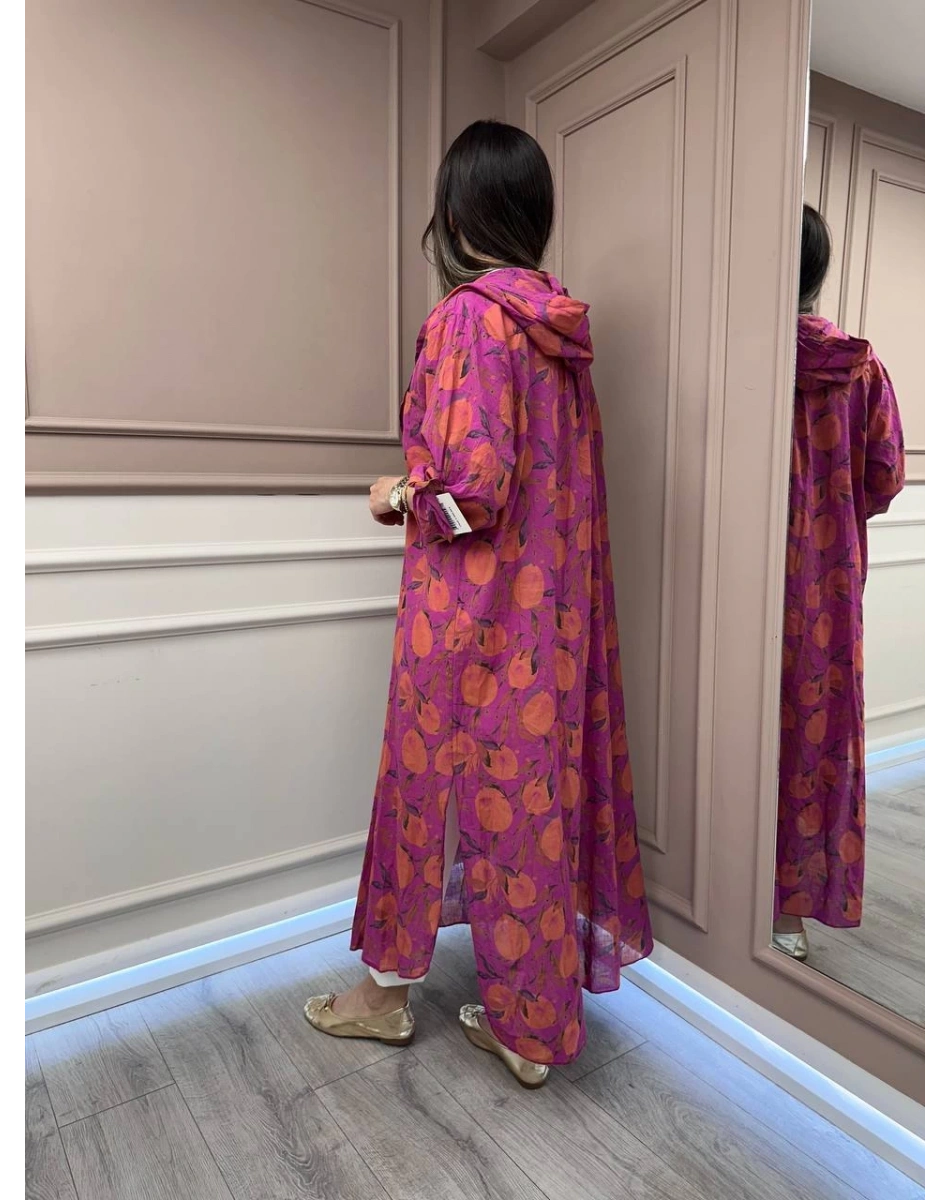 İthal Ürünler 0006 Fuşya Kapüşonlu Kap