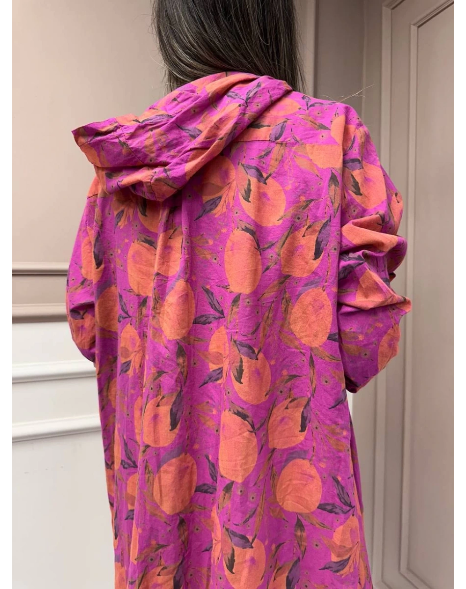 İthal Ürünler 0006 Fuşya Kapüşonlu Kap