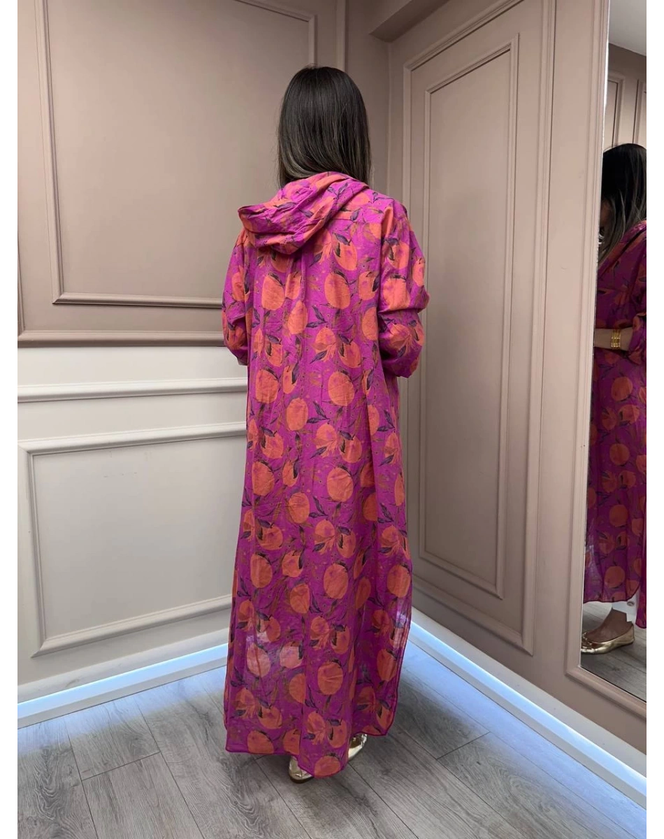 İthal Ürünler 0006 Fuşya Kapüşonlu Kap