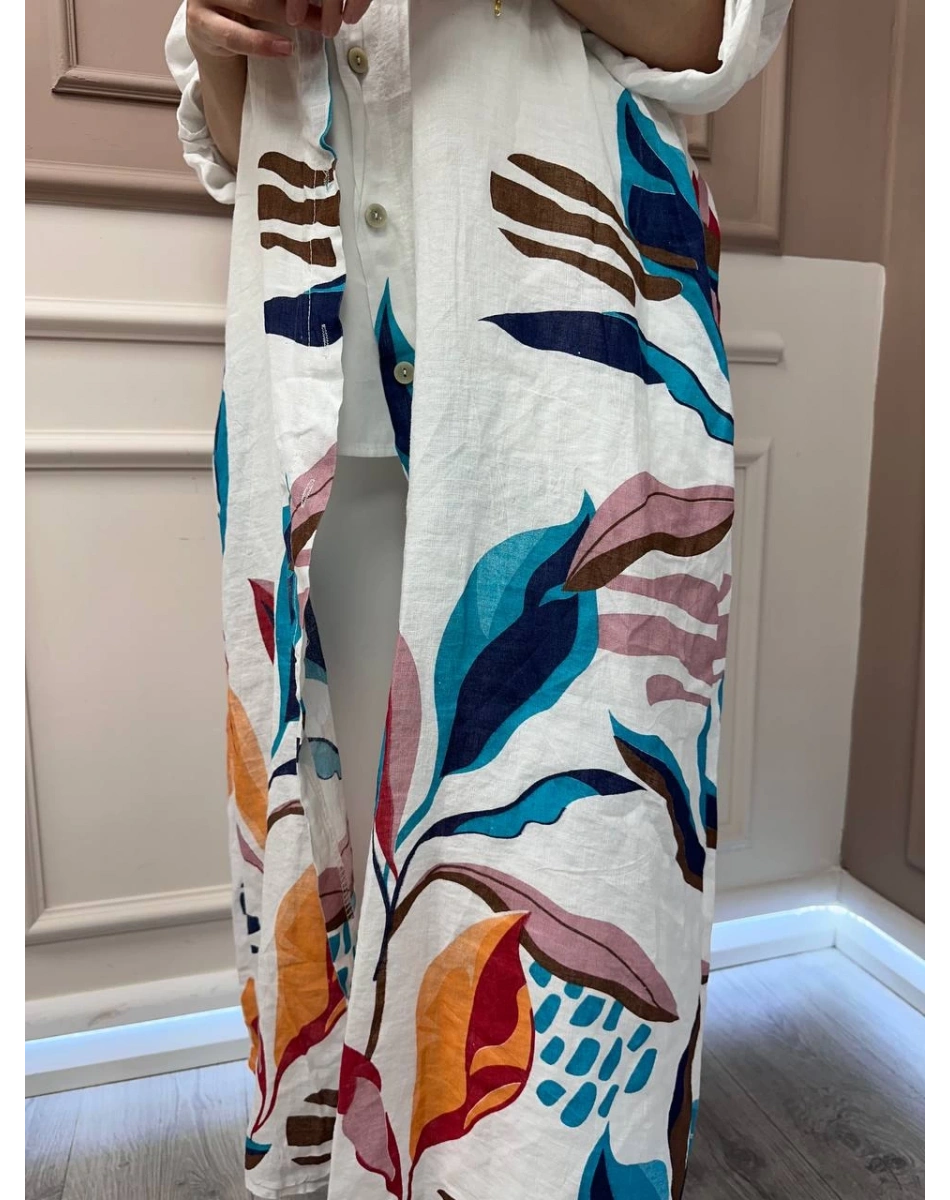 İthal Ürünler 0007 Beyaz Linen Kap