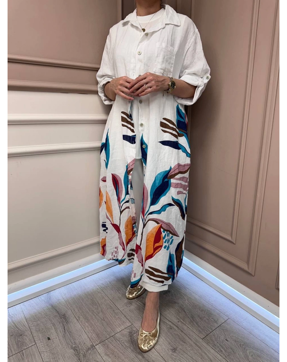 İthal Ürünler 0007 Beyaz Linen Kap