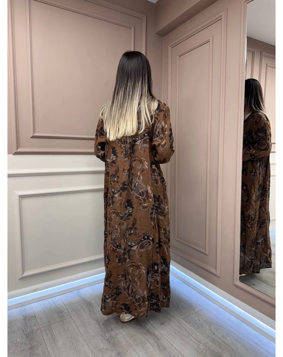 İthal Ürünler 0007 Kahve Linen Kap