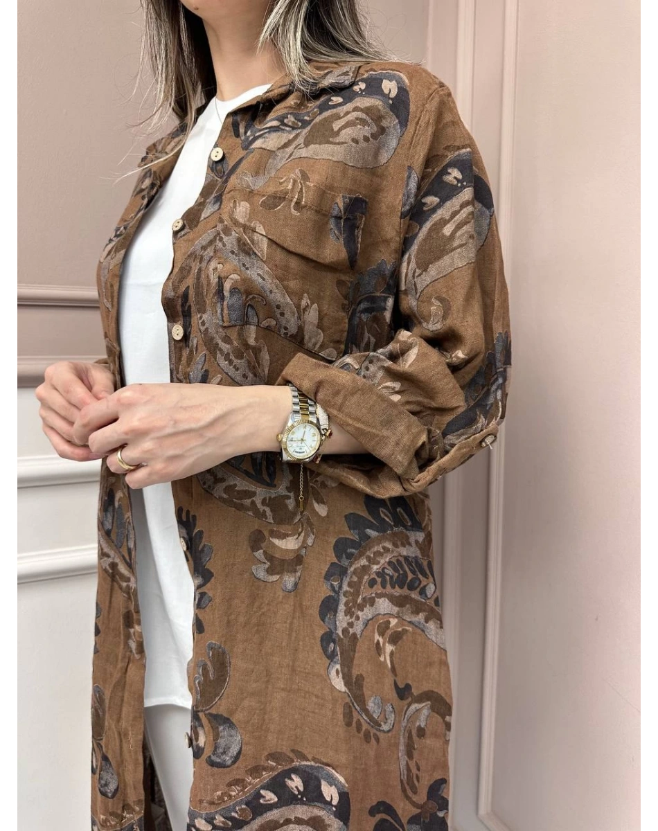 İthal Ürünler 0007 Kahve Linen Kap