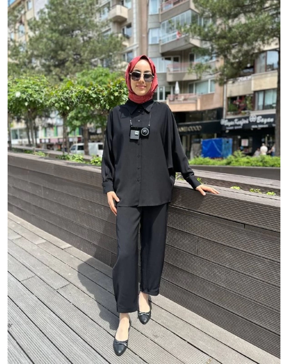 Kahma 24Y12052 Siyah İkili Takım