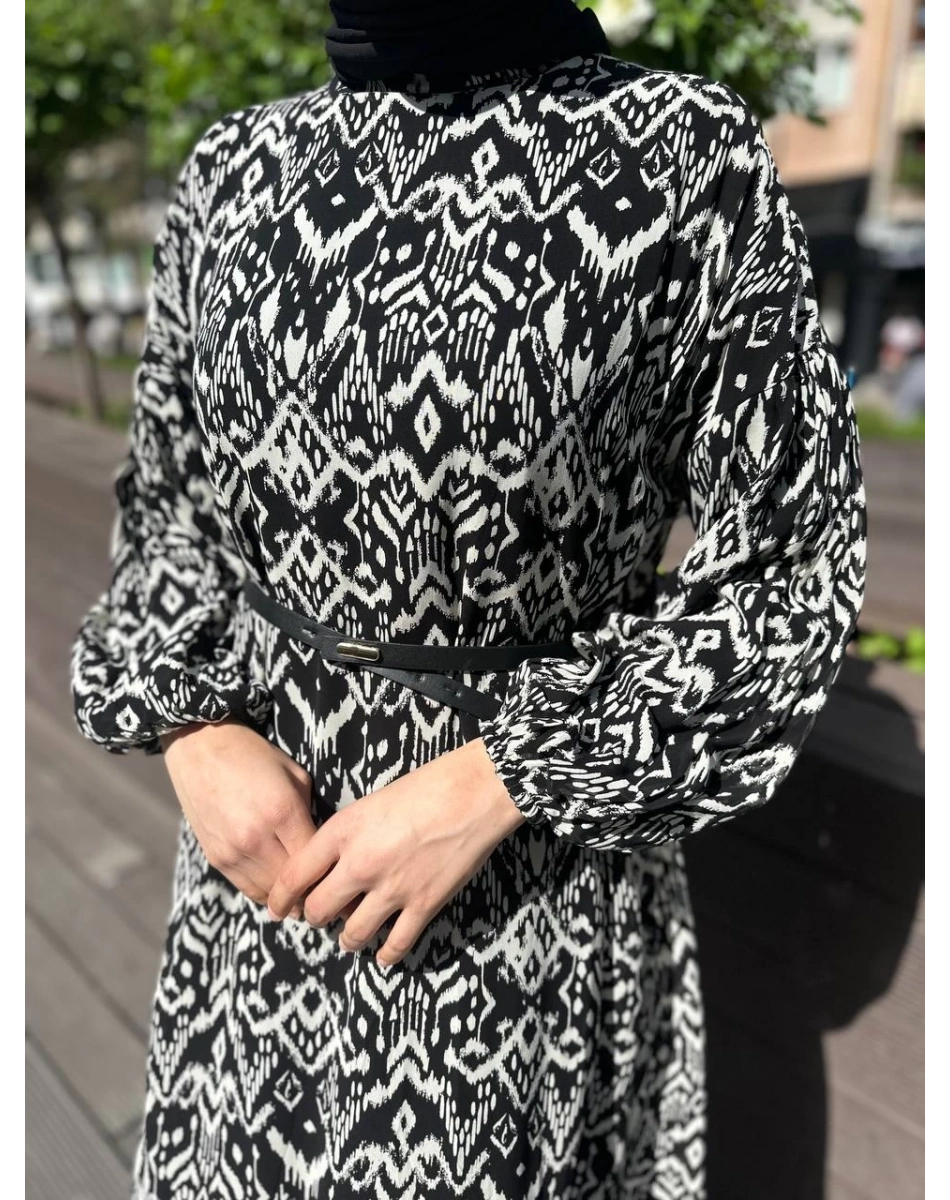 Kahma 24Y13050 Siyah Elbise