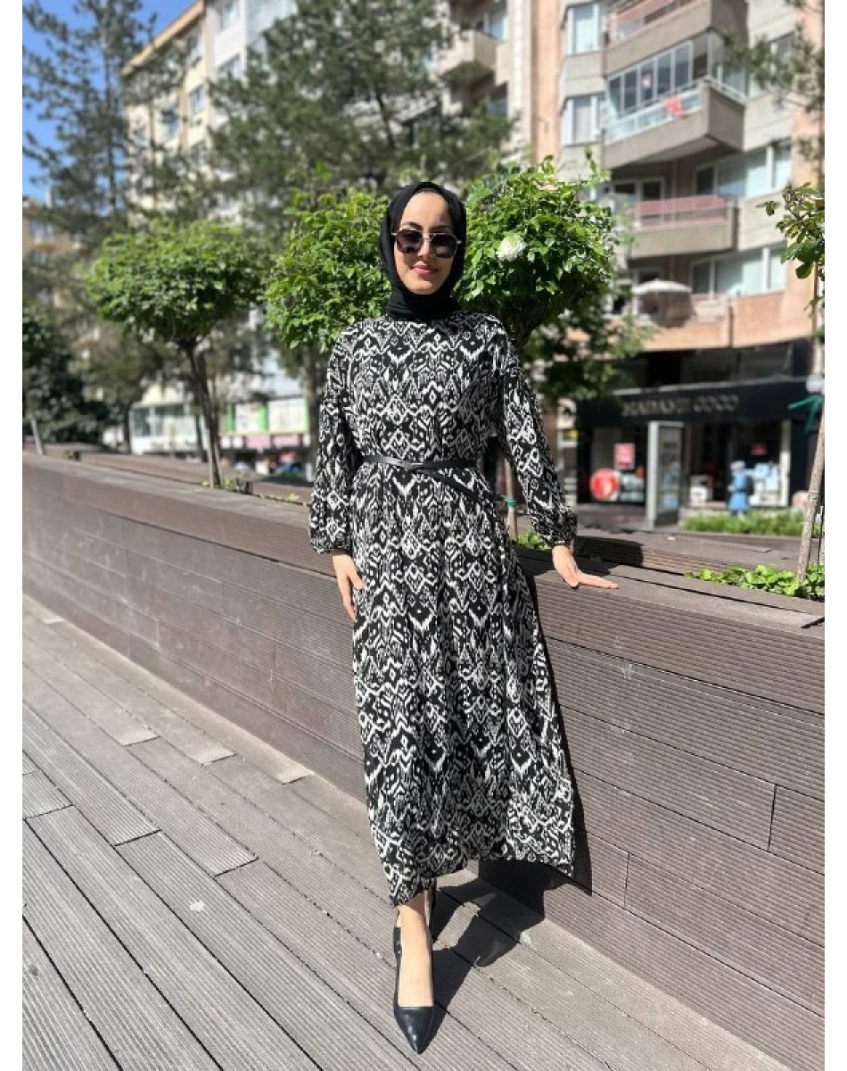 Kahma 24Y13050 Siyah Elbise