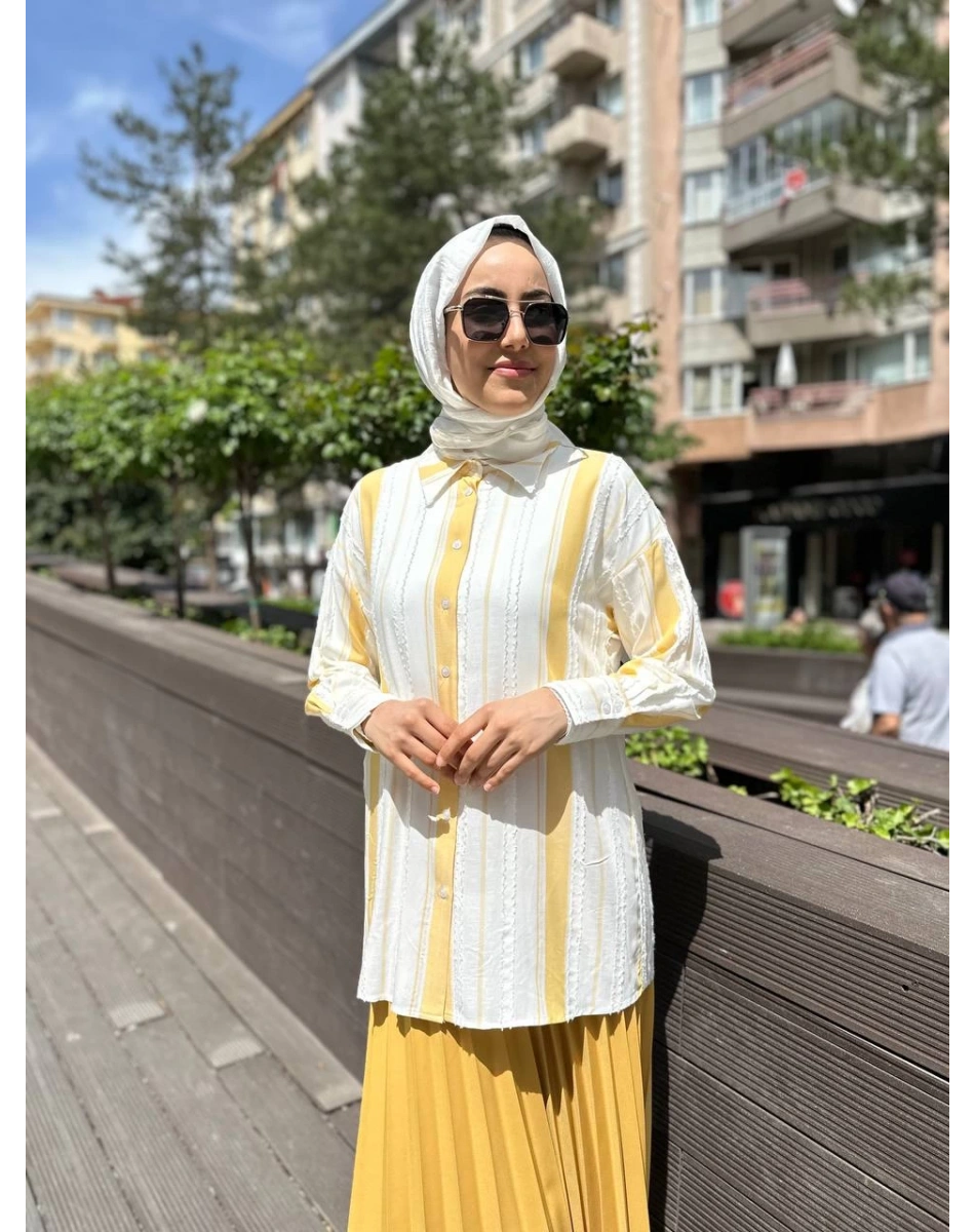 Kahma 24Y18052 Sarı Gömlek