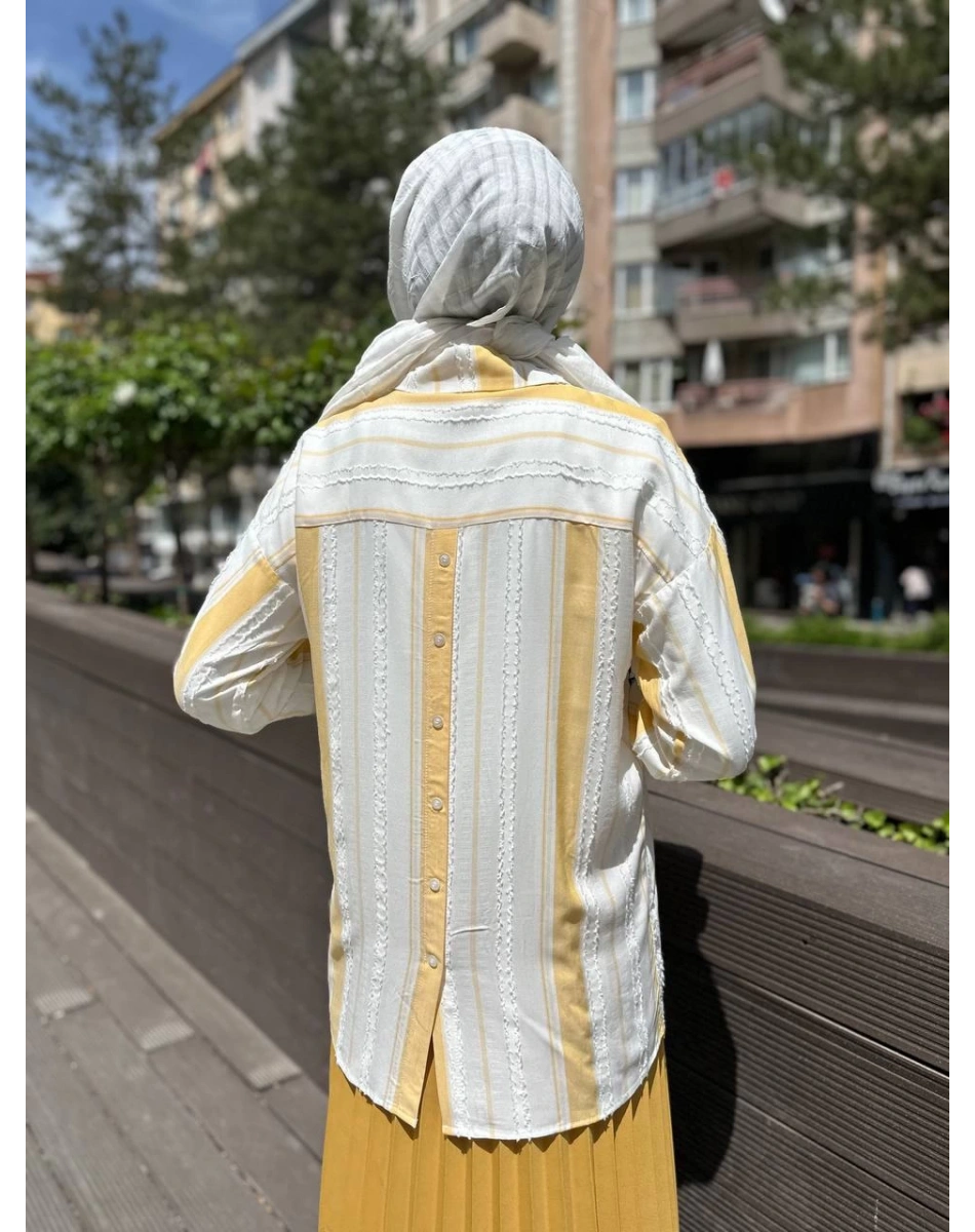 Kahma 24Y18052 Sarı Gömlek