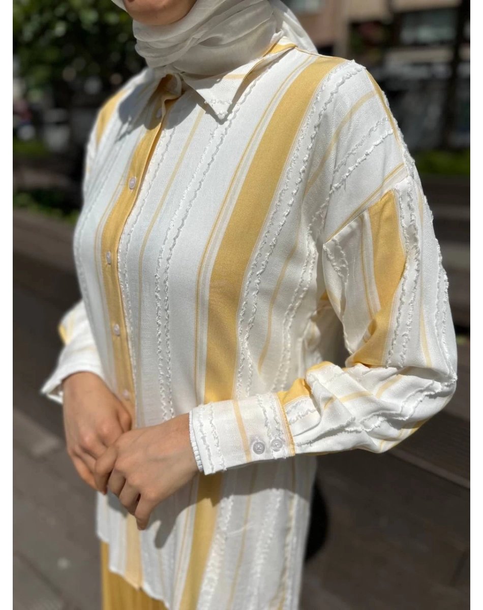 Kahma 24Y18052 Sarı Gömlek