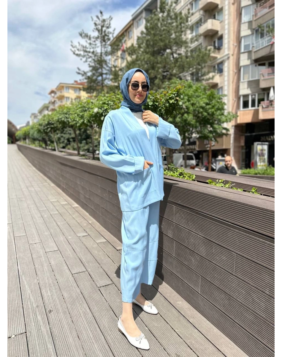 Kahma 24Y25043 Mavi İkili Takım