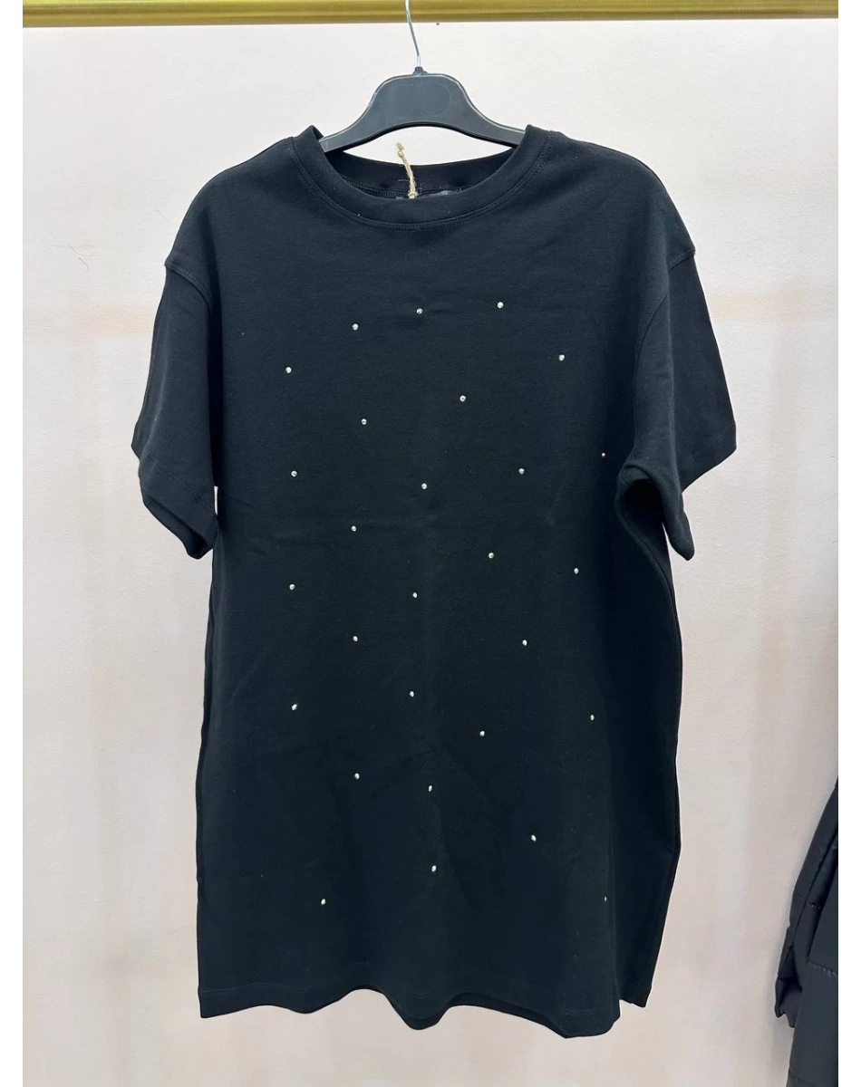 Lisa Exclusive 5011 Siyah Taşlı Tişört