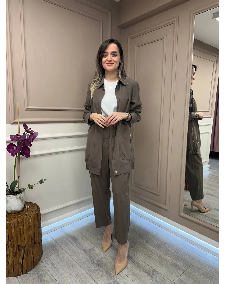 Lisa Exclusive 5041 Kahve İkili Takım