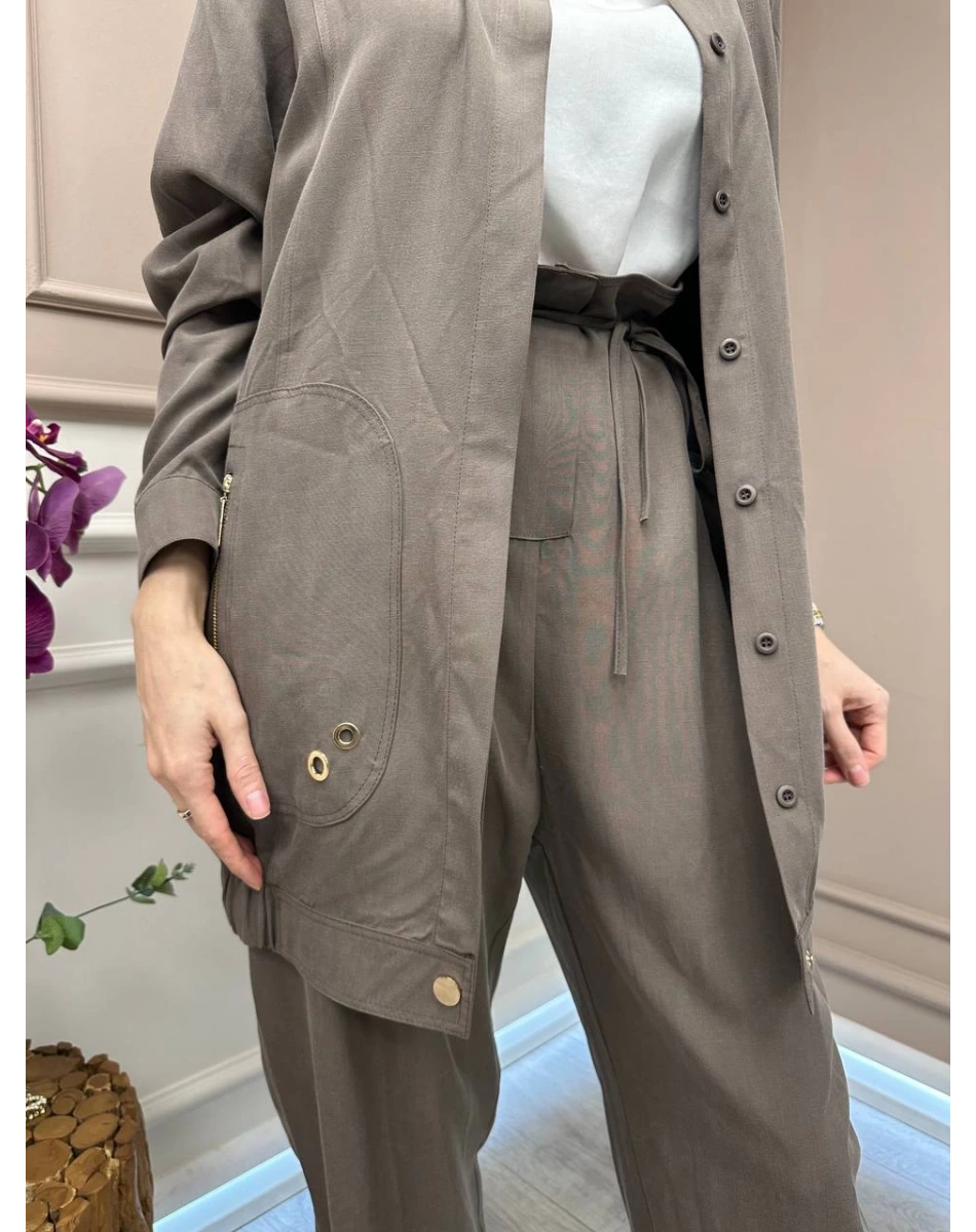 Lisa Exclusive 5041 Kahve İkili Takım