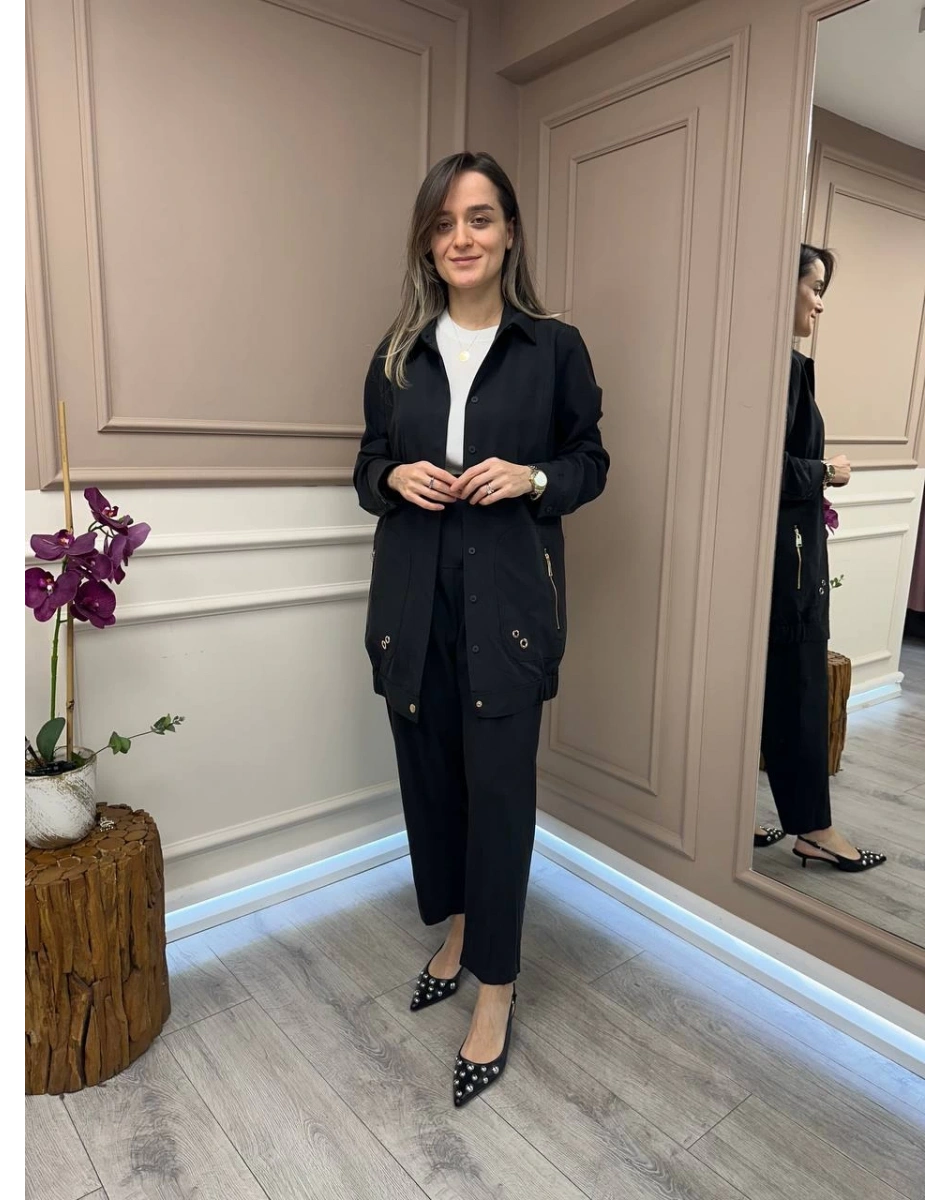 Lisa Exclusive 5041 Siyah İkili Takım