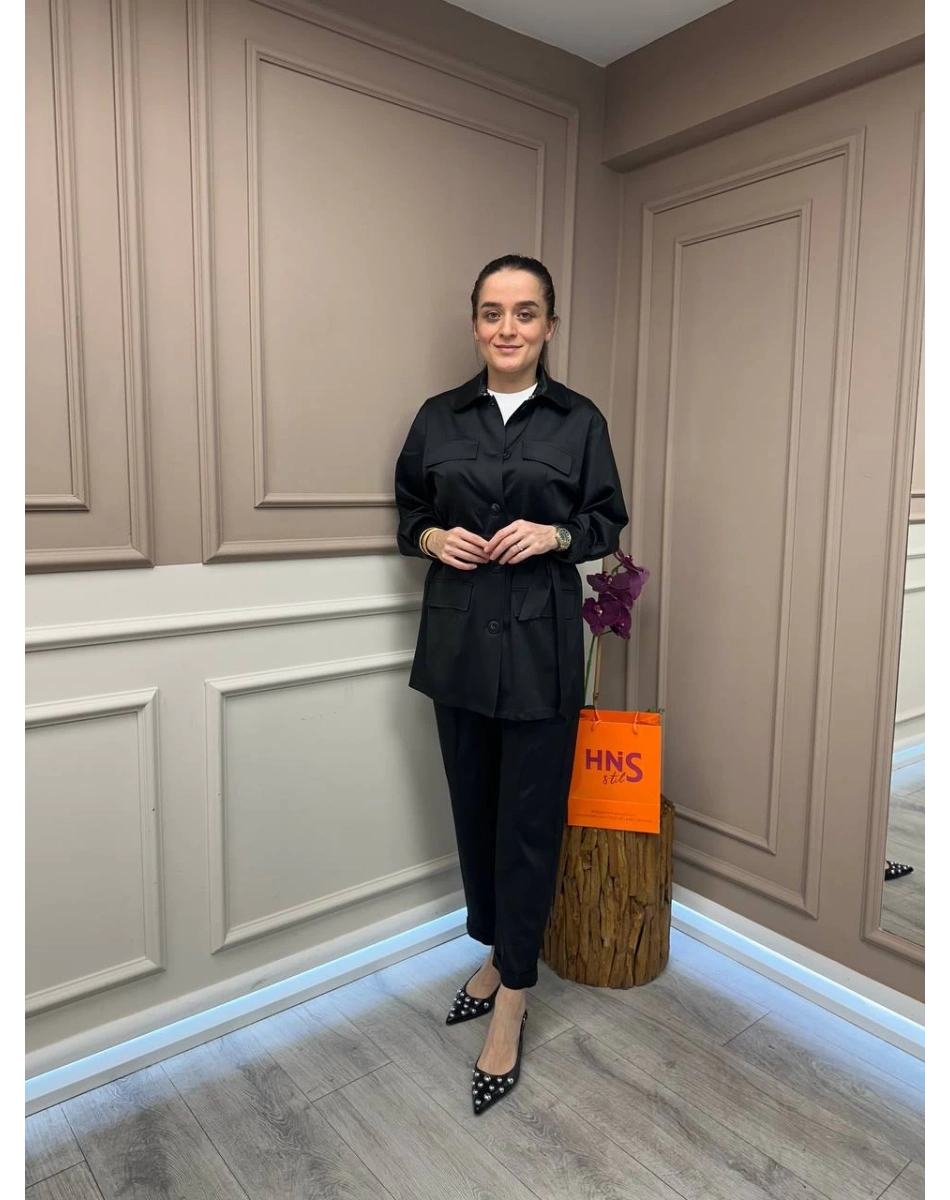 Lisa Exclusive 5042 Siyah İkili Takım