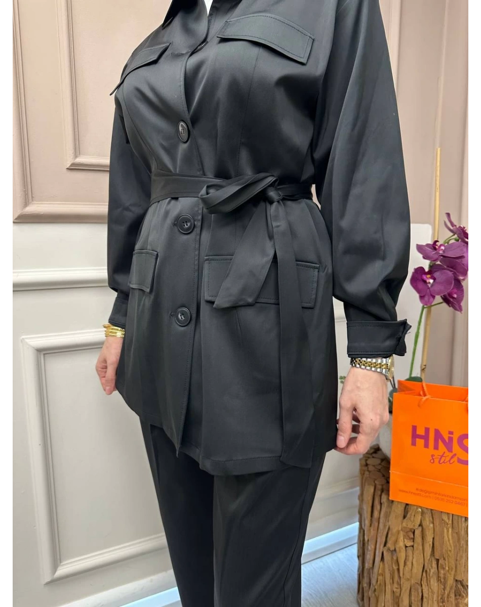 Lisa Exclusive 5042 Siyah İkili Takım