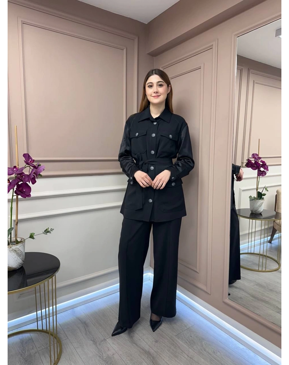 Lisa Exclusive 5048 Siyah İkili Takım