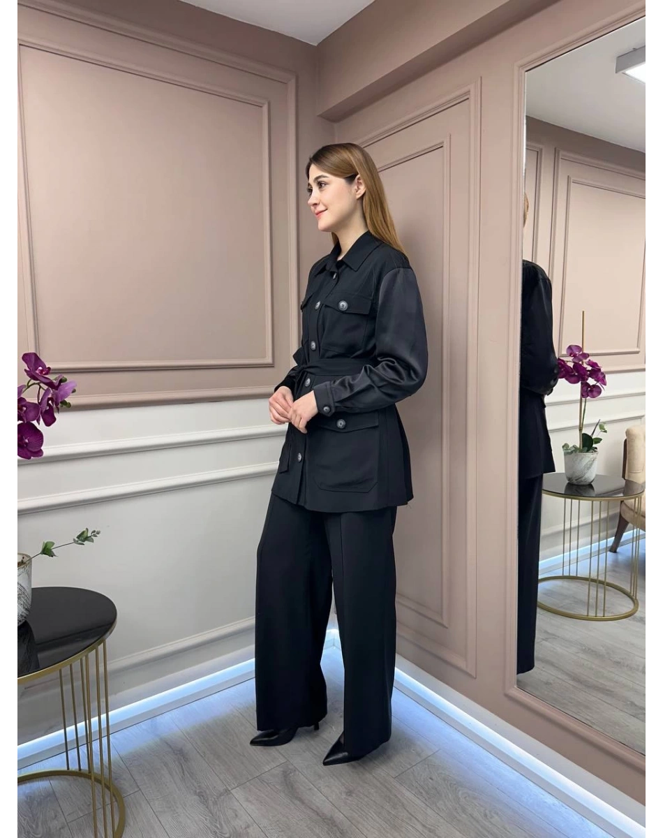 Lisa Exclusive 5048 Siyah İkili Takım