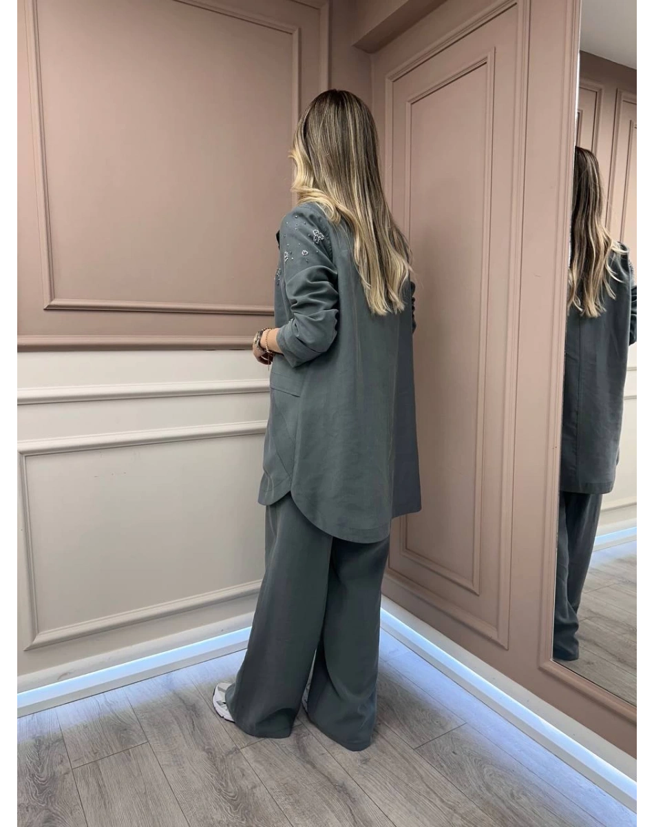 Lisa Exclusive 5054 Gri İkili Takım