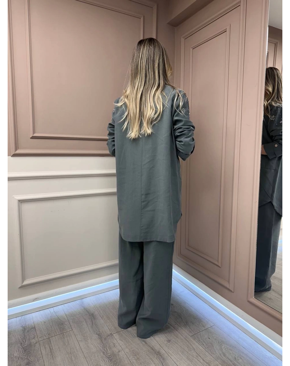 Lisa Exclusive 5054 Gri İkili Takım