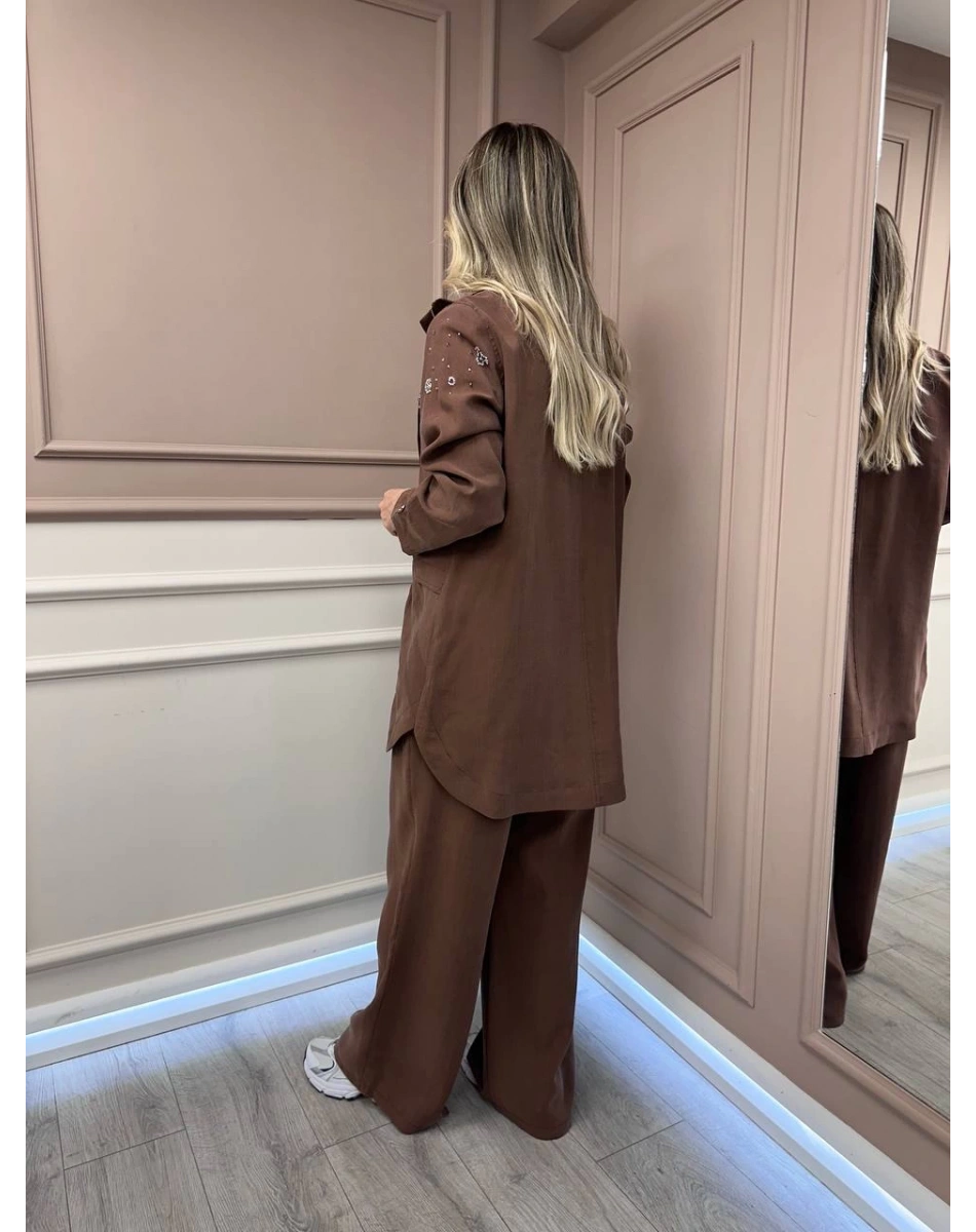 Lisa Exclusive 5054 Kahve İkili Takım