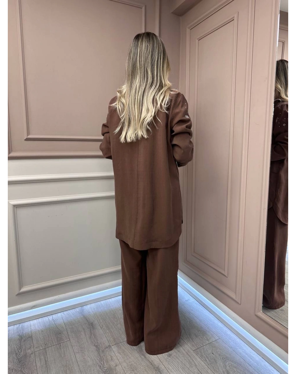 Lisa Exclusive 5054 Kahve İkili Takım