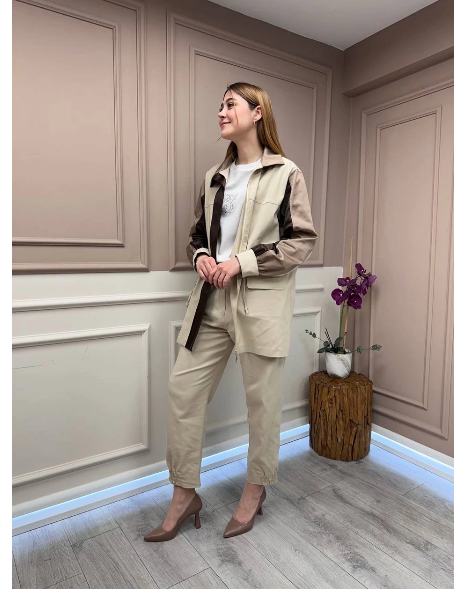 Lisa Exclusive 5088 Bej İkili Takım