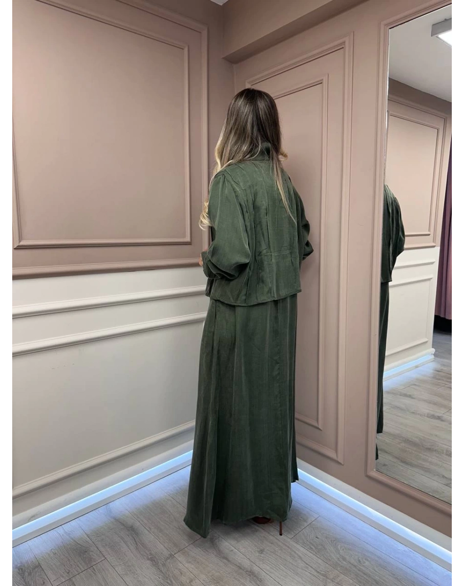 Lissmore 5907 Haki Elbise