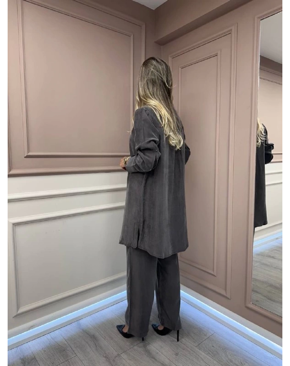 Lissmore 5919 Kahve Kol Detaylı Takım