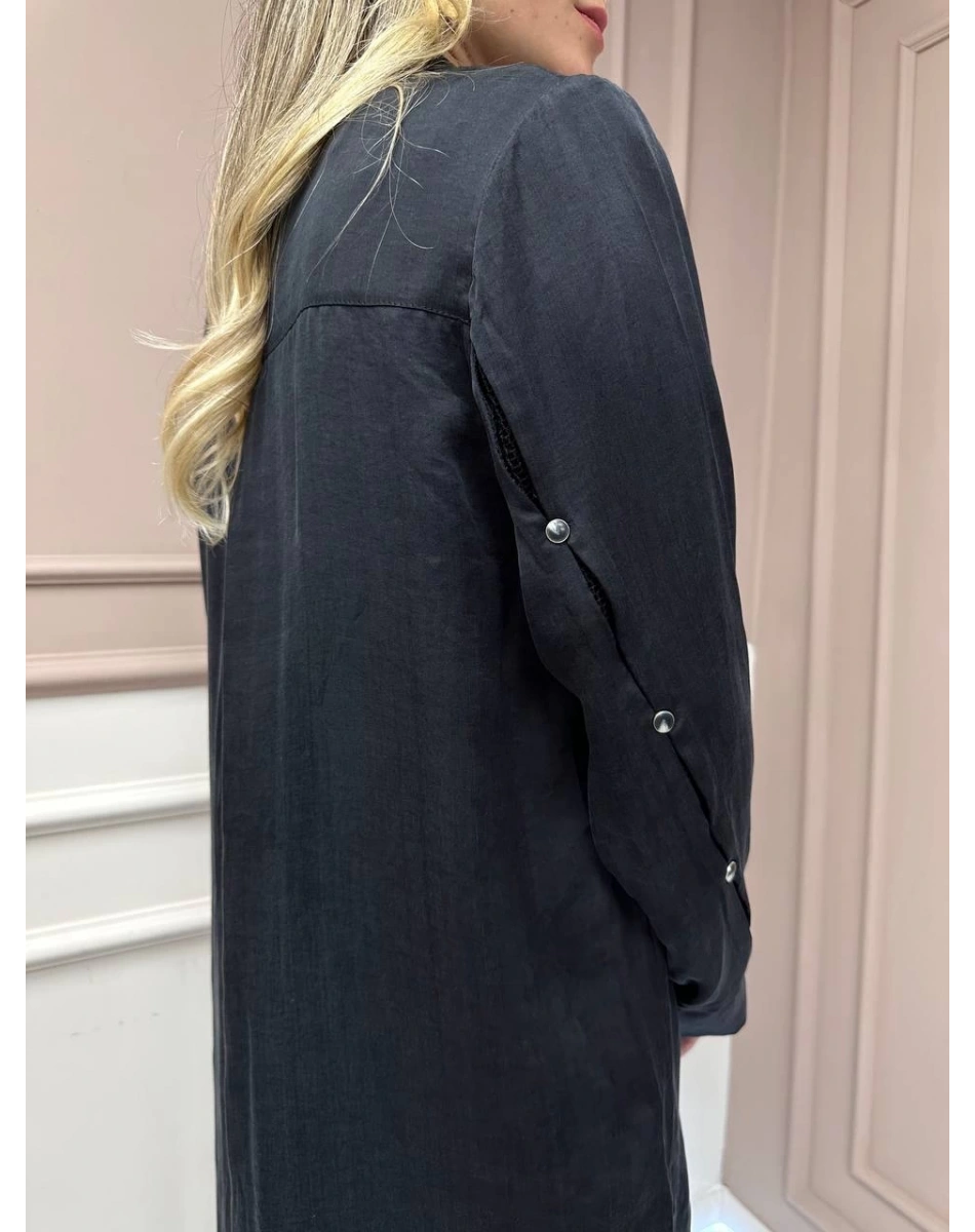 Lissmore 5919 Siyah Kol Detaylı Takım