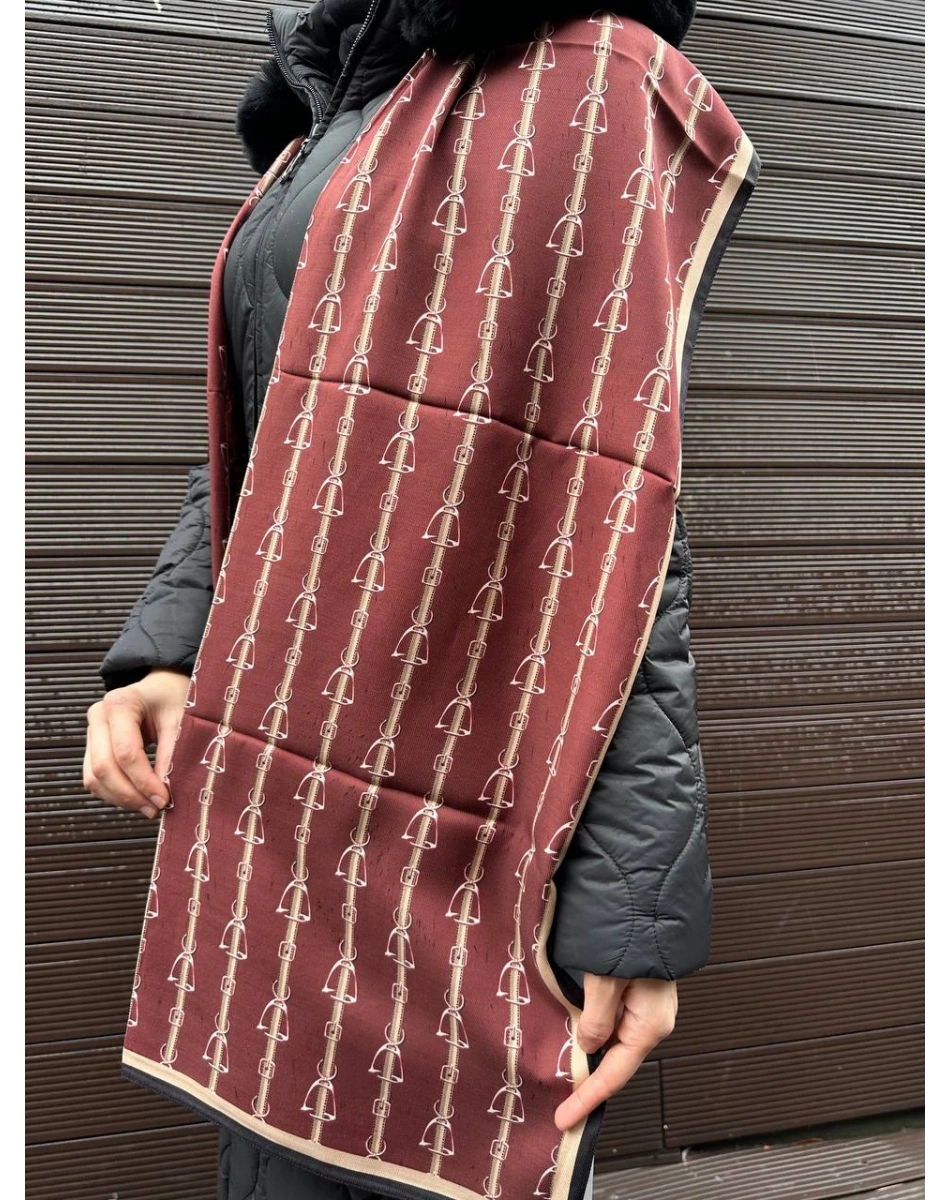 Lunira SlimBelt Bordo Şal