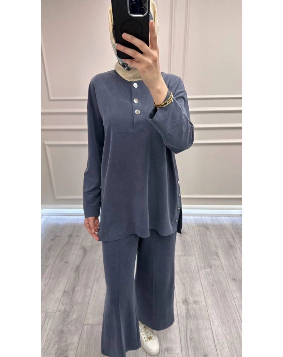 Magazin 4437 Lacivert İkili Takım