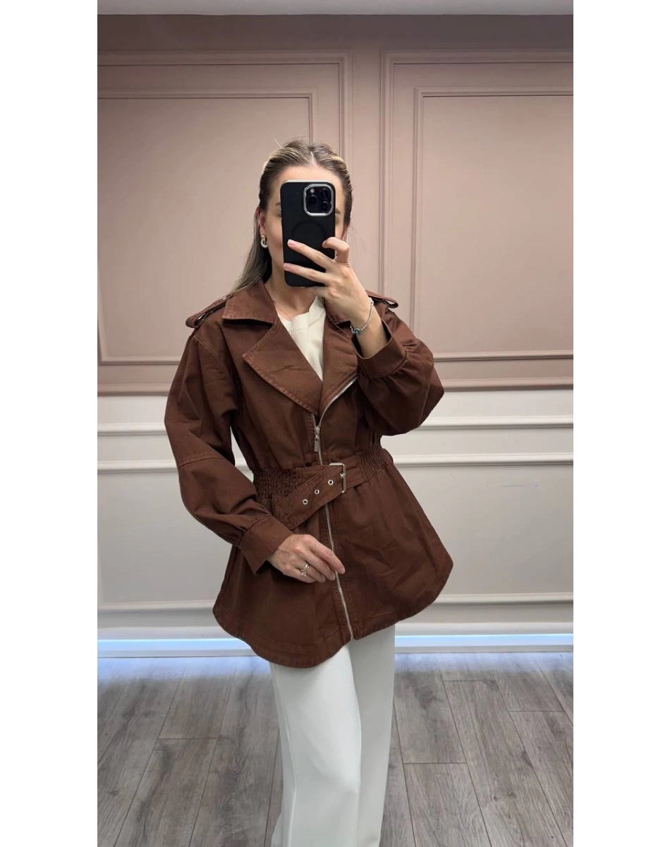 Magazin 7306 Kahve Kot Ceket