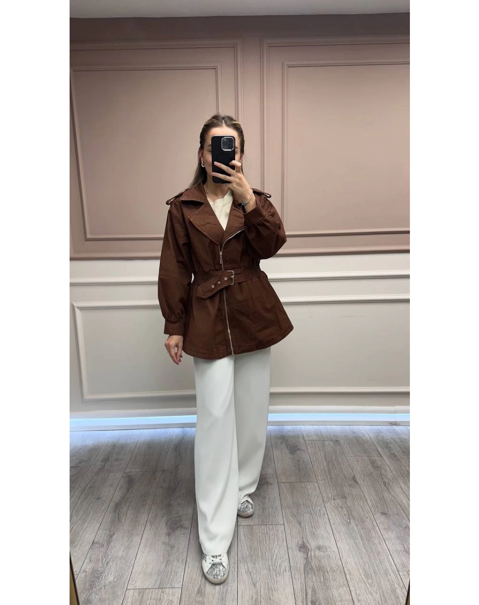 Magazin 7306 Kahve Kot Ceket
