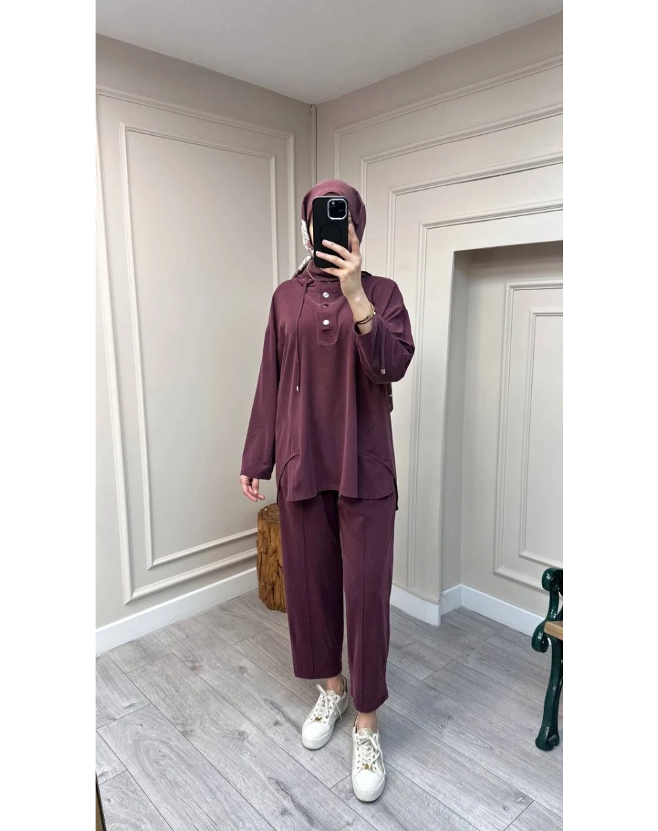 Magazin 7416 Bordo İkili Takım