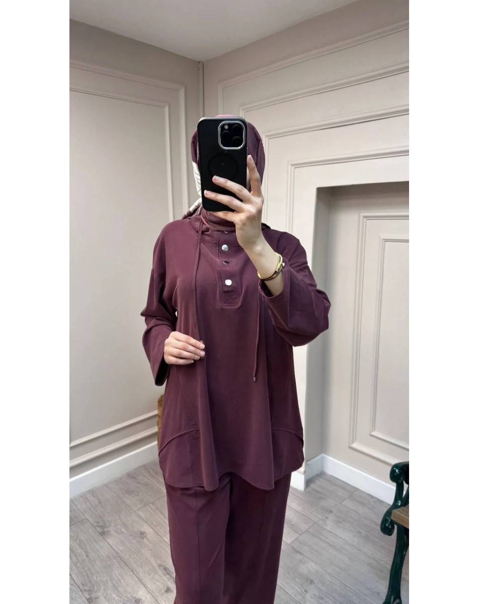 Magazin 7416 Bordo İkili Takım