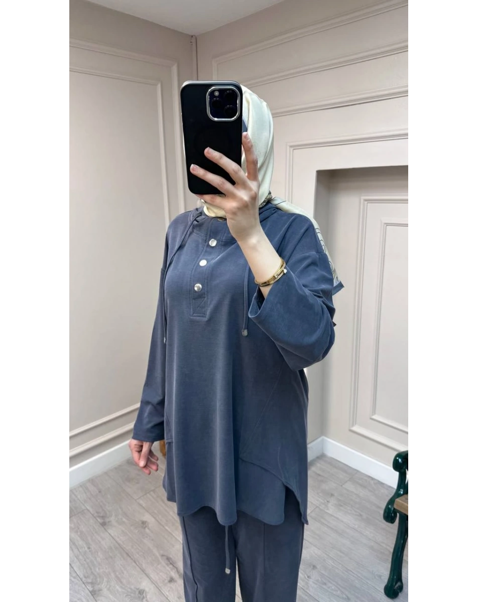 Magazin 7416 Lacivert İkili Takım