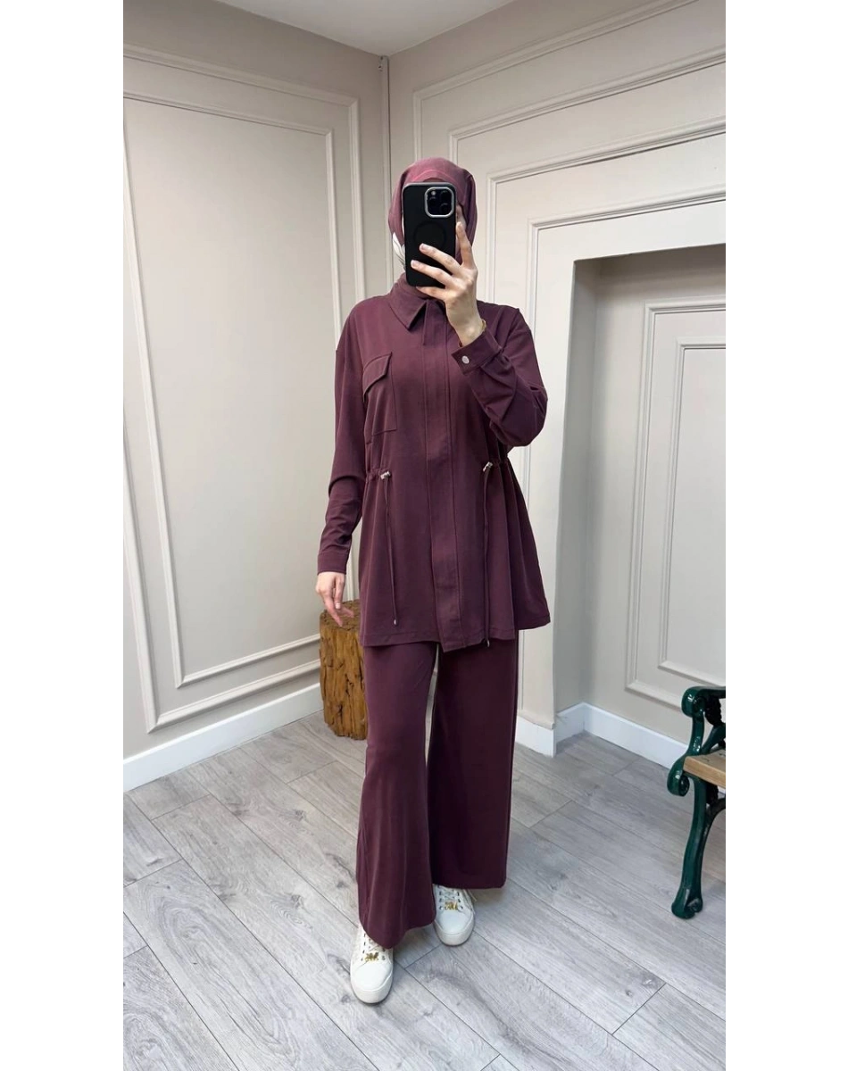 Magazin 7459 Bordo İkili Takım