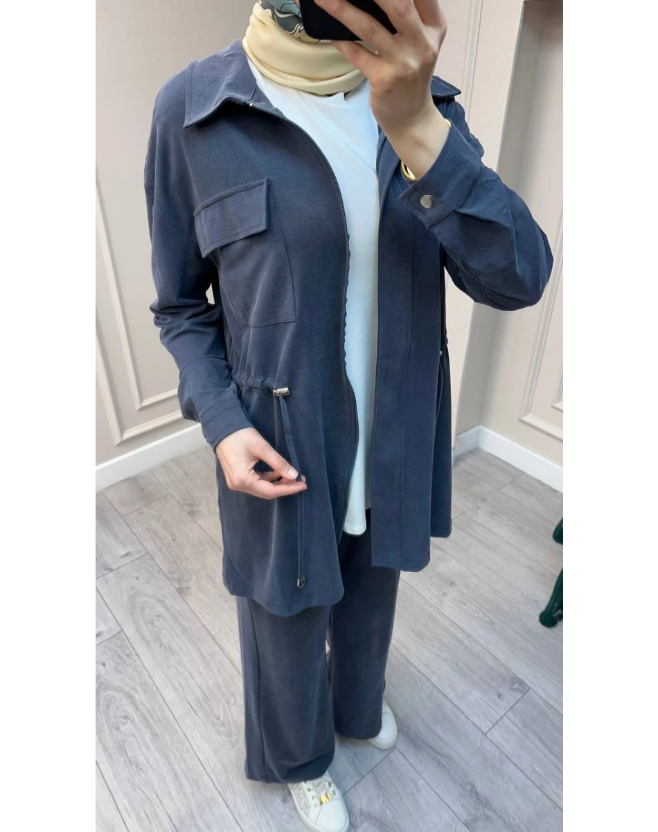 Magazin 7459 Lacivert İkili Takım