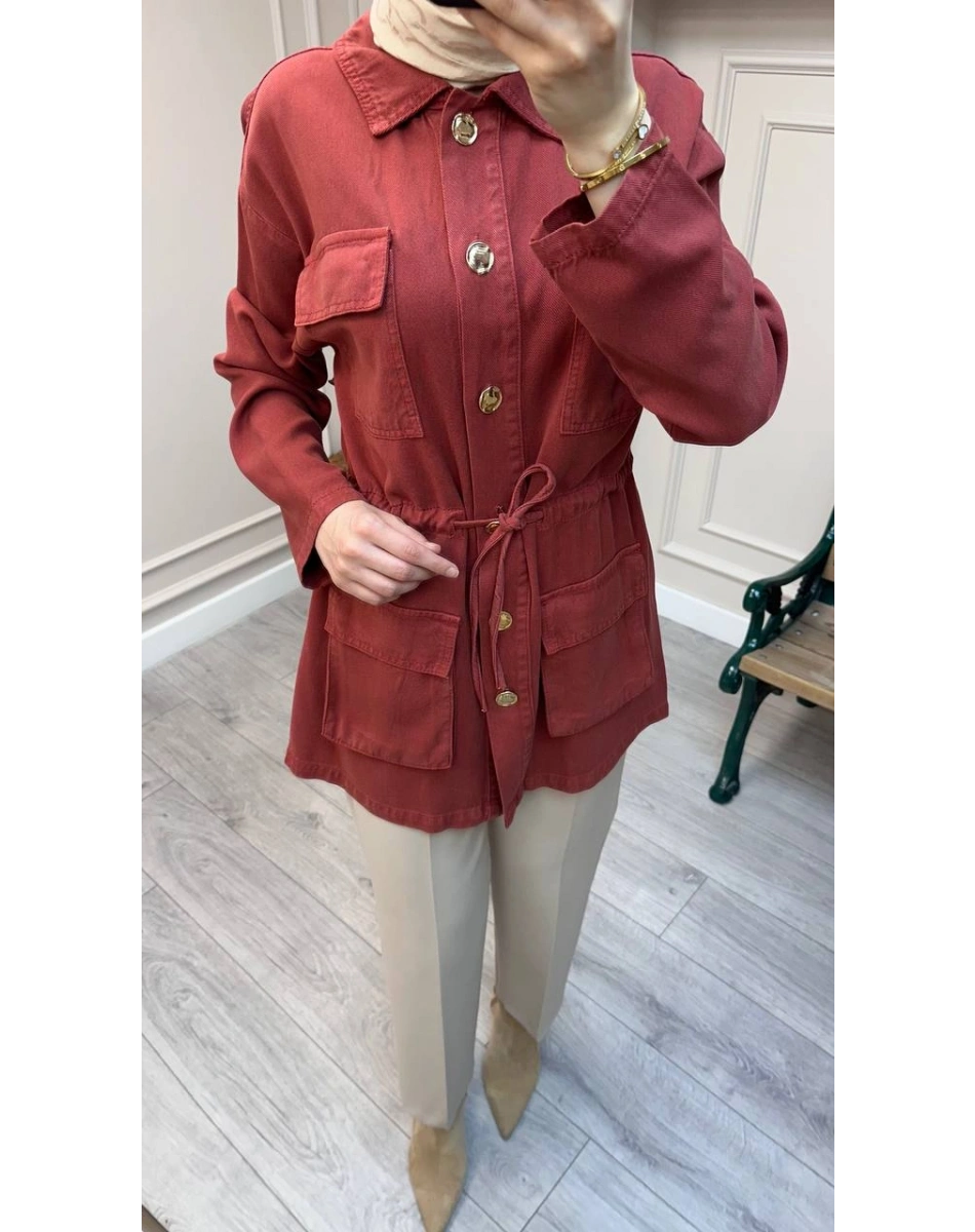 Magazin 7482 Kiremit Tensel Ceket