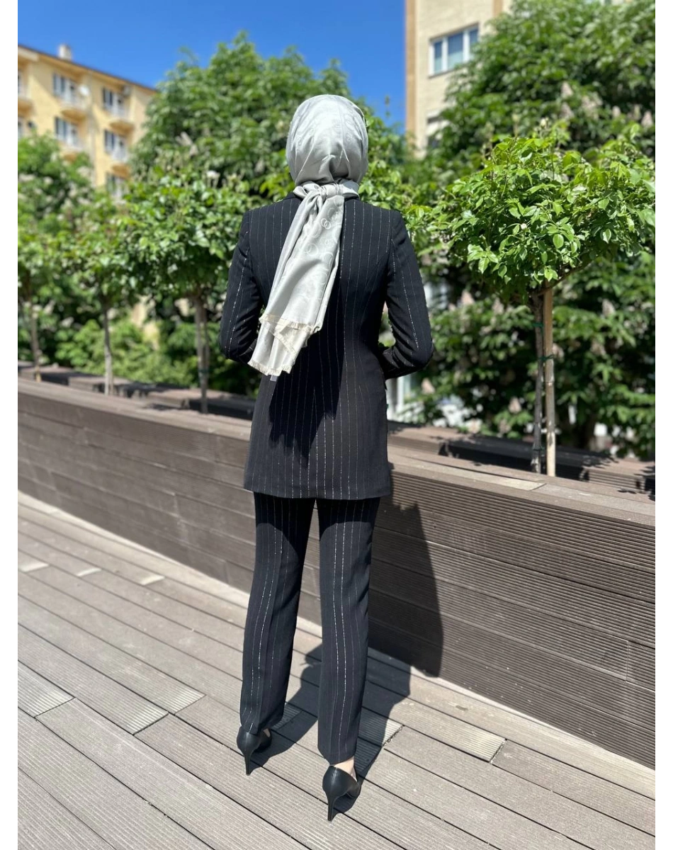 Matex 24Y01147371 Siyah Ceket Pantolon Takım