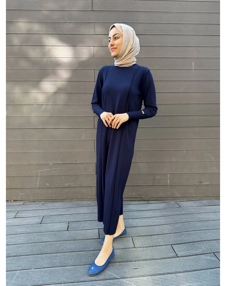 Missa MSELB0001 Lacivert Elbise