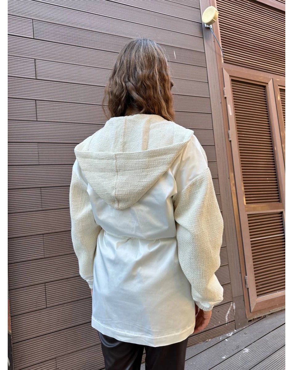 Missemramiss K4668 Ekru Chanel Garni Kap