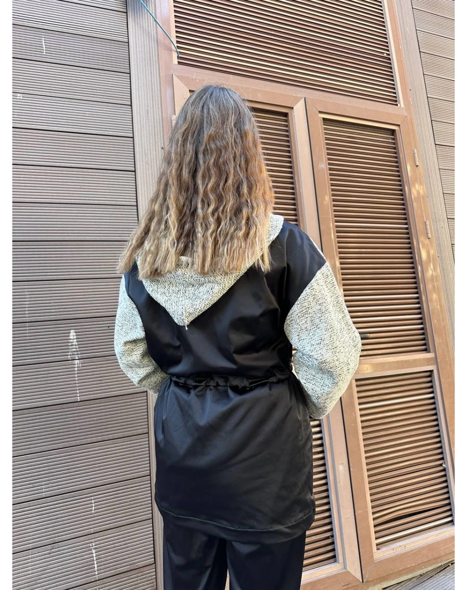 Missemramiss K4668 Siyah Chanel Garni Kap