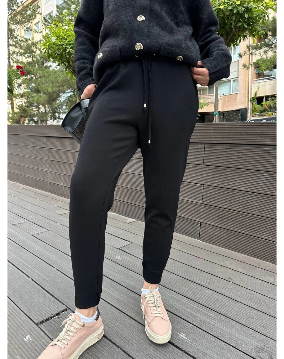 Missemramiss P4679 Siyah Modal Pantolon